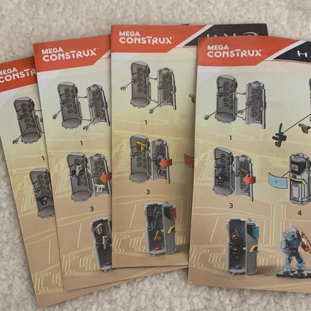 Mega Construx Lot of 4 Translucent Spartans Hellioskrill, Operators, Centurion.. - Picture 15 of 16